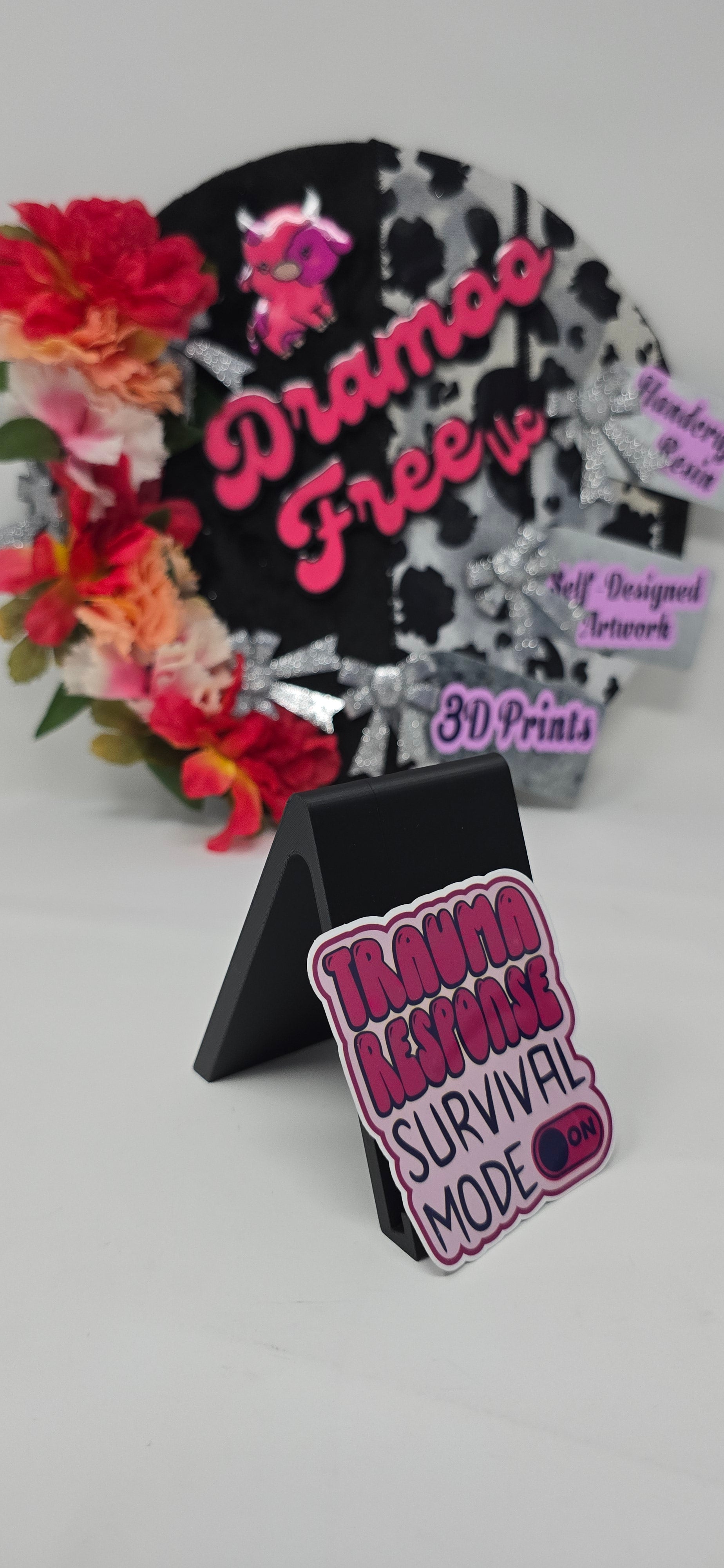 Trauma Response: Survival Mode ON Sticker