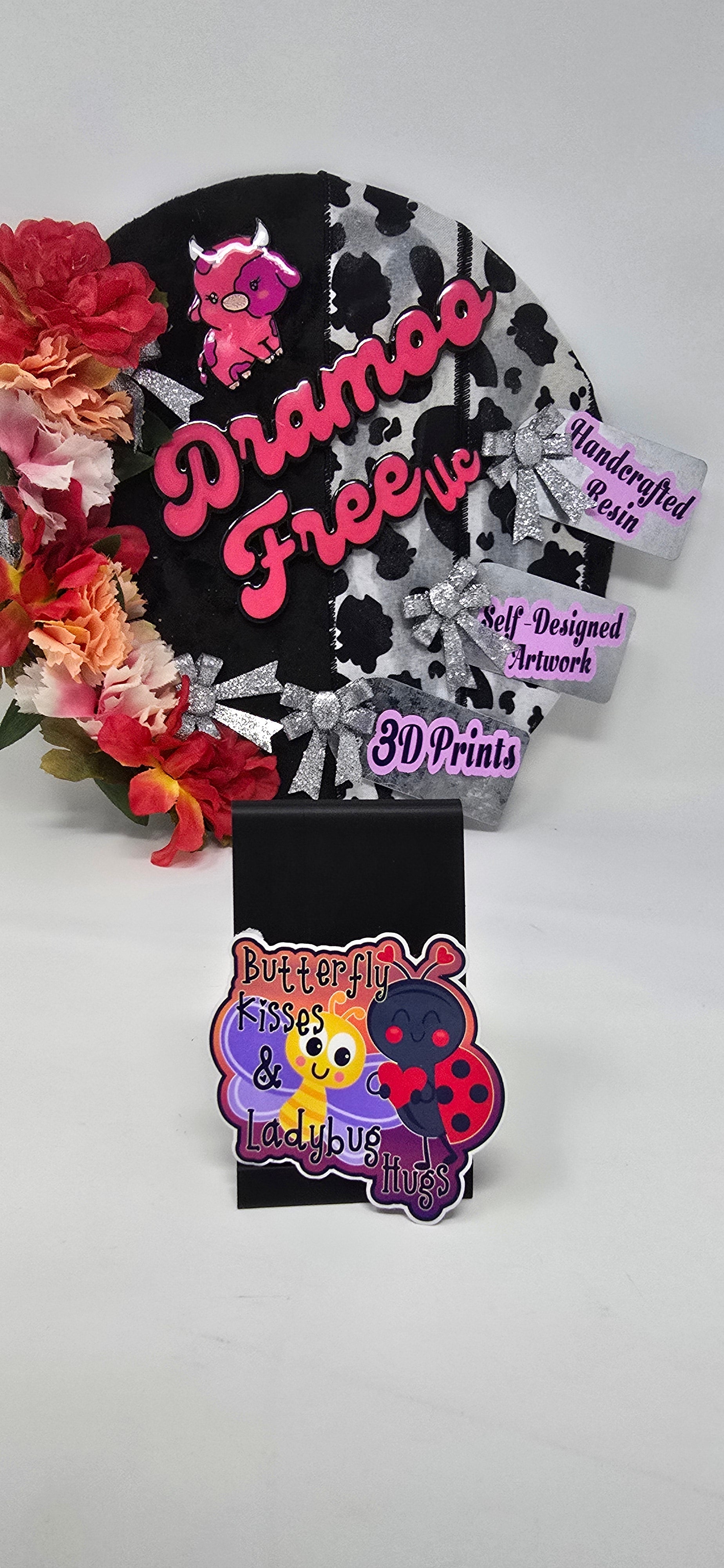 Butterfly Kisses & Ladybug Hugs Sticker