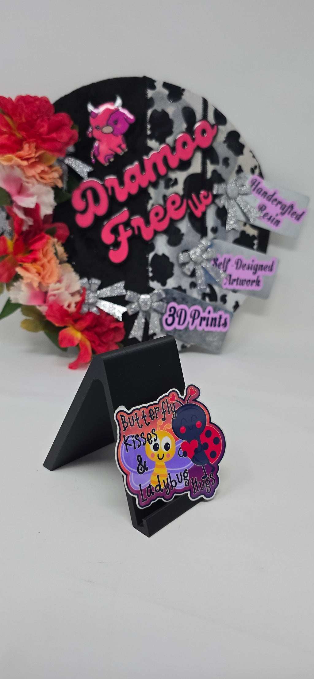 Butterfly Kisses & Ladybug Hugs Sticker
