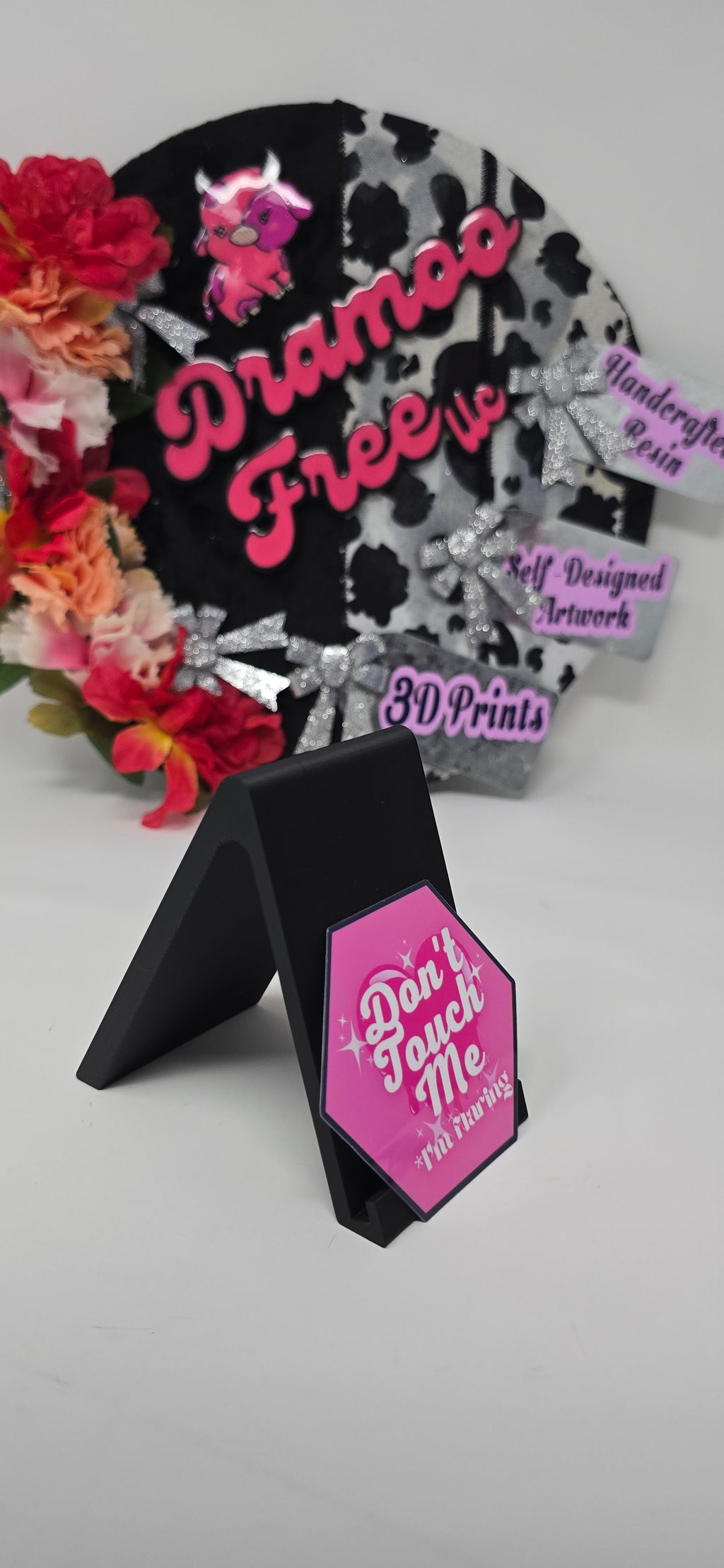 Don’t Touch Me — I’m Flaring Sticker