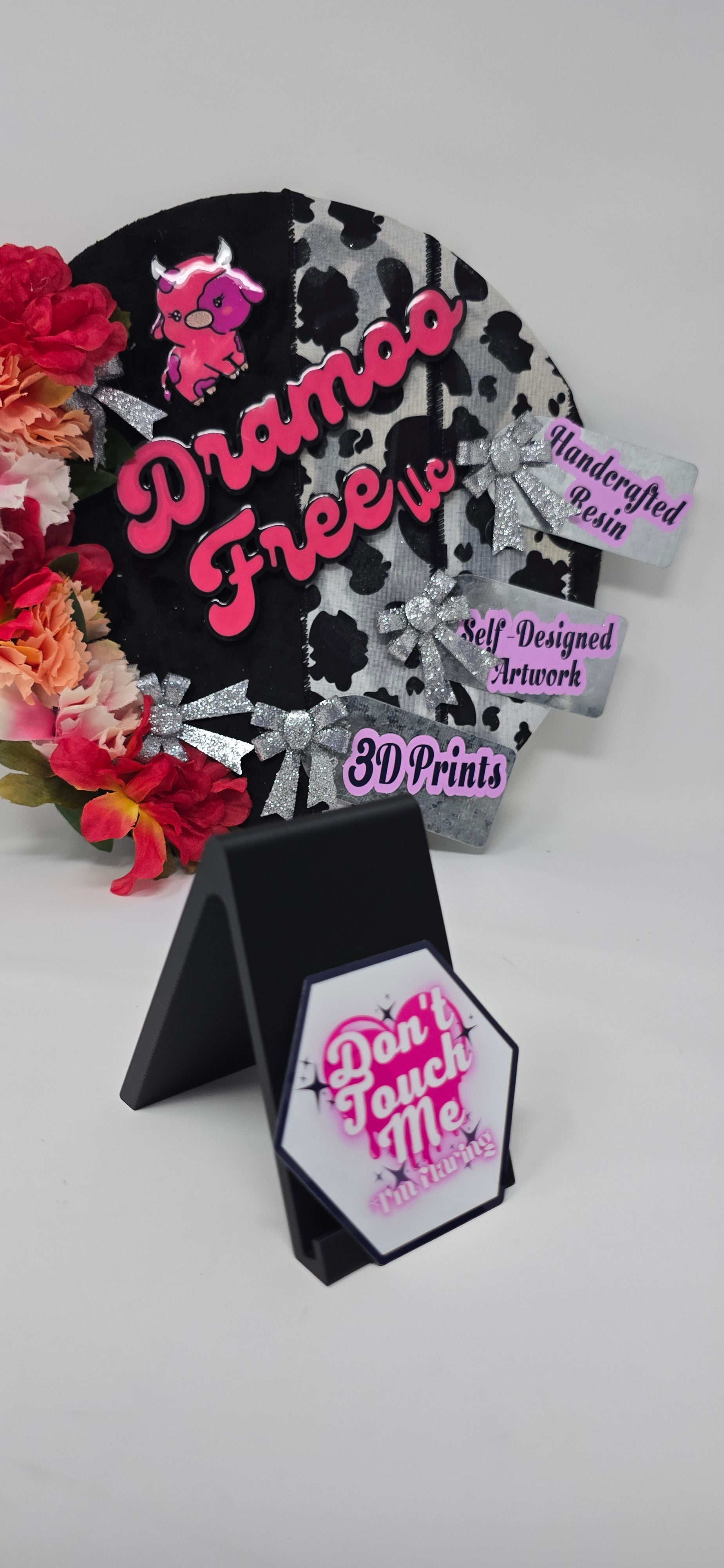 Don’t Touch Me — I’m Flaring Sticker