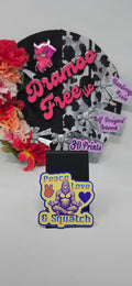 Peace, Love & Squatch Sticker